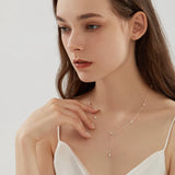 925 Silver Necklace with Freshwater Pearls for Women