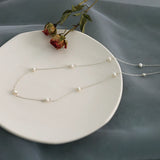 925 Silver Necklace with Freshwater Pearls for Women