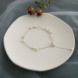 925 Silver Necklace with Freshwater Pearls for Women
