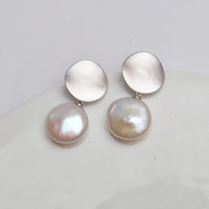 925 Silver Earring Freshwater Pearl Jewelry Women