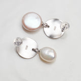 925 Silver Earring Freshwater Pearl Jewelry Women