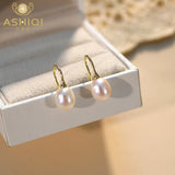 925 Sterling Silver Pearl Drop Earrings for Women Gift