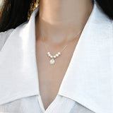 925 Silver Freshwater Pearl Necklace Women