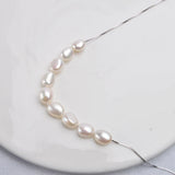 925 Silver Necklace with Baroque Pearl Pendant Jewelry