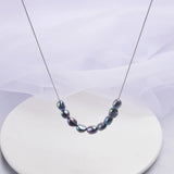 925 Silver Necklace with Baroque Pearl Pendant Jewelry