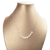 925 Silver Necklace with Baroque Pearl Pendant Jewelry