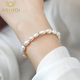 Baroque Pearl 925 Silver Bracelet for Women Gift
