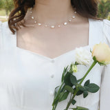 Baroque Pearl Necklace 925 Sterling Silver Wedding Jewelry