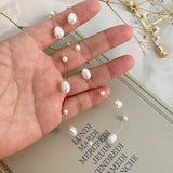 Baroque Pearl Necklace 925 Sterling Silver Wedding Jewelry