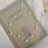 Baroque Pearl Necklace 925 Sterling Silver Wedding Jewelry