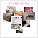 Baroque Pearl Bracelets & Bangles Crystal Beads Jewelry Gift