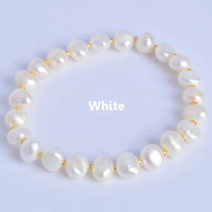Baroque Pearl Bracelets & Bangles Crystal Beads Jewelry Gift