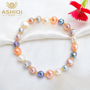 Baroque Pearl Bracelets & Bangles Crystal Beads Jewelry Gift