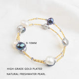 Baroque Pearl Bracelets for Women - Natural Freshwater Jewelry Gift