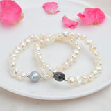 Freshwater Baroque Pearl Bracelet 925 Silver Jewelry Gift