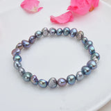 Freshwater Baroque Pearl Bracelet 925 Silver Jewelry Gift