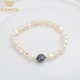 Freshwater Baroque Pearl Bracelet 925 Silver Jewelry Gift