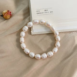 Freshwater Pearl Elastic Bracelet Growth Pattern Women Jewelry Gift