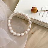 Freshwater Pearl Elastic Bracelet Growth Pattern Women Jewelry Gift