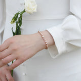 Freshwater Pearl Elastic Bracelet Women's Jewelry Gift
