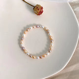 Freshwater Pearl Elastic Bracelet Women's Jewelry Gift