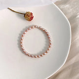 Freshwater Pearl Elastic Bracelet Women's Jewelry Gift