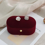 Natural Pearl Stud Earrings 925 Silver Wedding Jewelry for Women