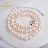 Elegant Freshwater Pearl Choker Necklace for Women