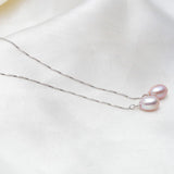 Freshwater Pearl Earrings 925 Silver Jewelry Women