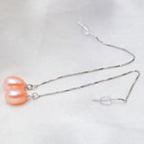 Freshwater Pearl Earrings 925 Silver Jewelry Women