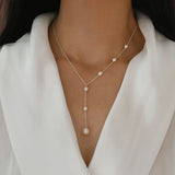 Classic Pearl Pendant Necklace for Women