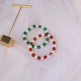 Freshwater Pearl Agate Bracelet Mother's Gift
