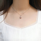 Freshwater Pearl 925 Silver Pendant Necklace for Women