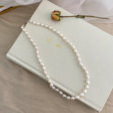 Freshwater Pearl Necklace for Women, 40-45 cm Pearl Jewelry
