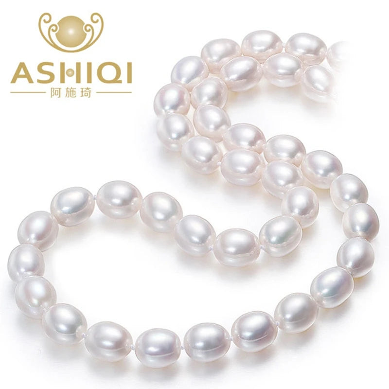 Freshwater Pearl Necklace for Women, 40-45 cm Pearl Jewelry