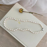 Freshwater Pearl Necklace for Women, 40-45 cm Pearl Jewelry