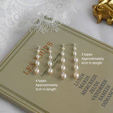 Freshwater Pearl Tassel Earrings 925 Sterling Silver Gift