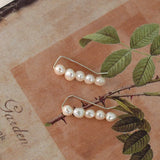 Baroque Pearl Earrings 925 Sterling Silver Jewelry