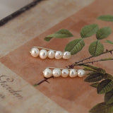 Baroque Pearl Earrings 925 Sterling Silver Jewelry