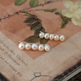 Baroque Pearl Earrings 925 Sterling Silver Jewelry