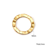100 Pcs Stainless Steel Hollow Out Pendant Jewelry Making Supplies