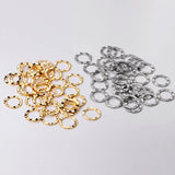 100 Pcs Stainless Steel Hollow Out Pendant Jewelry Making Supplies
