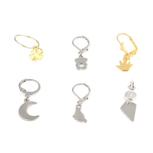 100 Pcs Stainless Steel Heart Charm Pendant for DIY Jewelry Making
