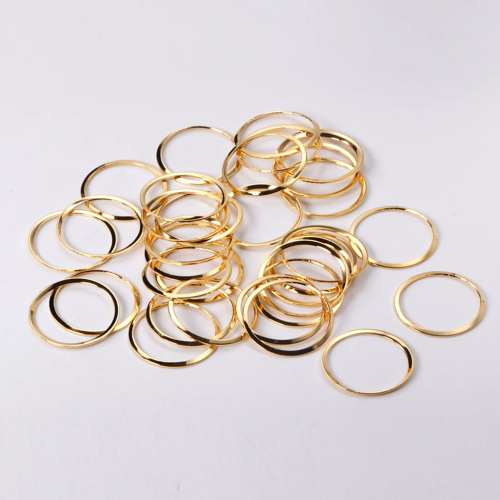 100Pcs/Lot Stainless Steel 316L Circle Pendant for Jewelry Making