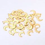 Moon Charms 316L Stainless Steel Necklace Bracelet Anklet Jewelry Making