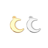 Moon Charms 316L Stainless Steel Necklace Bracelet Anklet Jewelry Making
