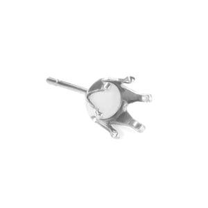 100pcs Stainless Steel Earring Setting for Jewelry Making