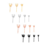 100pcs Stainless Steel Earring Setting for Jewelry Making