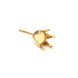 100pcs Stainless Steel Earring Setting for Jewelry Making