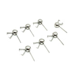 100pcs Stainless Steel Round Ball Ear Acupuncture Earrings